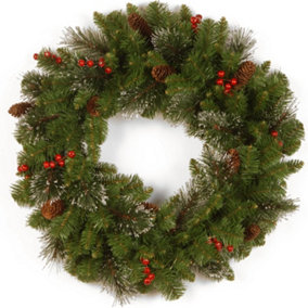 Crestwood Unlit 30" Spruce Wreath