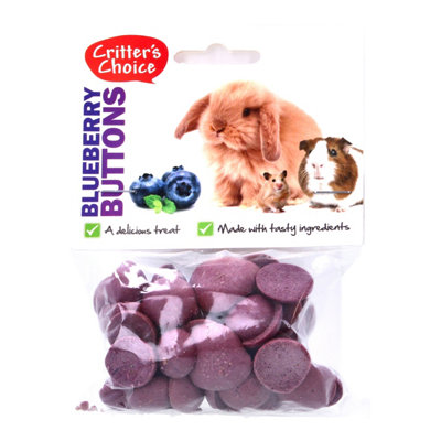 Critter's Choice Blueberry Buttons 40g - Delicious Treats for Small ...