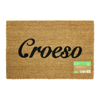 Croeso Latex Coir Doormat 40x60cm