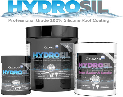 CROMAR - HYDROSIL Professional-Grade Silicone Roof Coating - Solvent ...