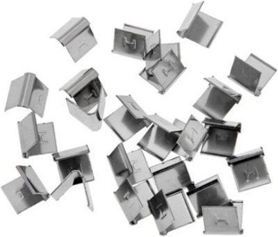 CROMAR LEADAX Fixing Clips, Pack of 50 - Secure Attachment for Leadax ...
