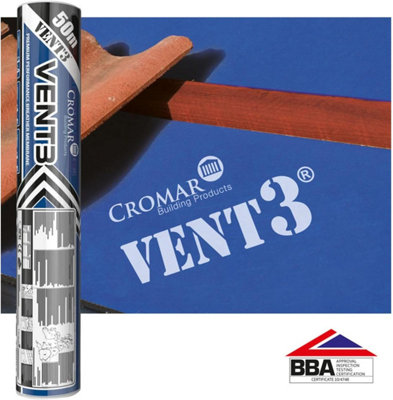 CROMAR Vent3 Breathable Membrane - High-Performance Roof and Wall ...