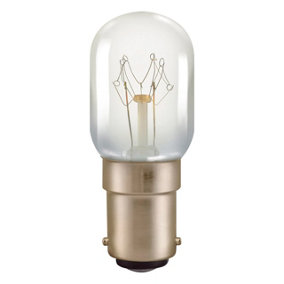 Crompton Lamps 15W 22x55mm Fridge/Freezer B15 Warm White Clear