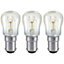 Crompton Lamps 15W Pygmy B15 Dimmable Warm White Clear (3 Pack)