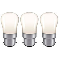 Crompton Lamps 15W Pygmy B22 Dimmable White (3 Pack)