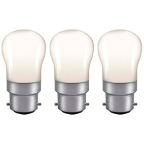 Crompton Lamps 15W Pygmy B22 Dimmable White (3 Pack)