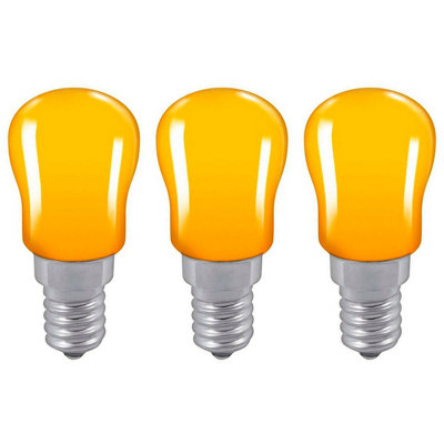 Crompton Lamps 15W Pygmy E14 Dimmable Amber (3 Pack)