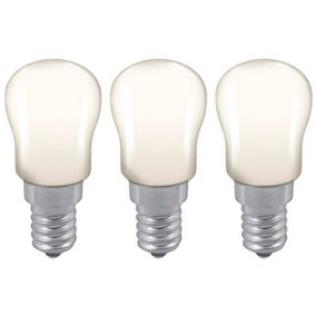 Crompton Lamps 15W Pygmy E14 Dimmable White (3 Pack)