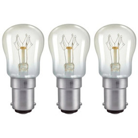 Crompton Lamps 25W Pygmy B15 Dimmable Warm White Clear (3 Pack)