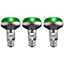 Crompton Lamps 60W R80 Reflector B22 Dimmable Green (3 Pack)