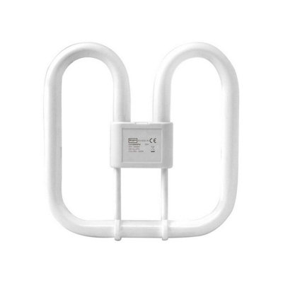 Crompton Lamps CFL 2D 28W 4 Pin Dimmable White Frosted