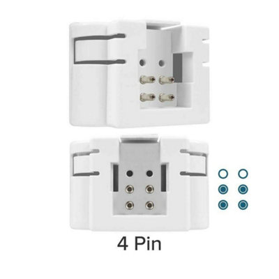 Lampada Fluorescente Compatta 2D 28W 4 Pin - 835 Bianco Caldo 3500K, Durata 10.000 Ore