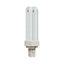 Crompton Lamps CFL PLC 10W 2-Pin Double Turn White Frosted D-Type