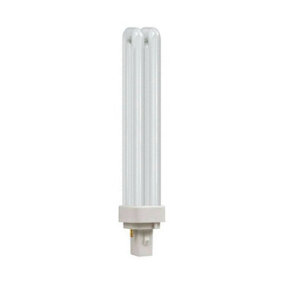 Crompton Lamps CFL PLC 26W 2-Pin Double Turn White Frosted D-Type