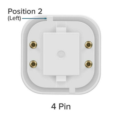 Crompton Lamps CFL PLC E 18W 4 Pin Dimmable Double Turn Warm White