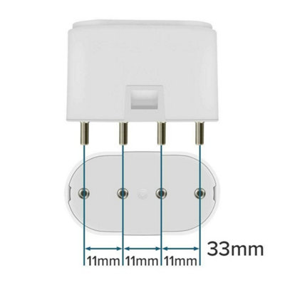 Crompton Lamps CFL PLL 18W 4 Pin Dimmable Single Turn White