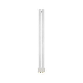 Crompton Lamps CFL PLL 36W 4-Pin Dimmable Single Turn Cool White Frosted L-Type