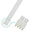 Crompton Lamps CFL PLL 55W 4-Pin Dimmable Single Turn Cool White Frosted L-Type