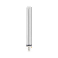 Crompton Lamps CFL PLS 11W 2-Pin Single Turn Warm White Frosted S-Type