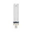 Crompton Lamps CFL PLS 7W 2-Pin Single Turn White Frosted S-Type