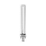 Crompton Lamps CFL PLS 9W 2-Pin Single Turn Warm White Frosted S-Type