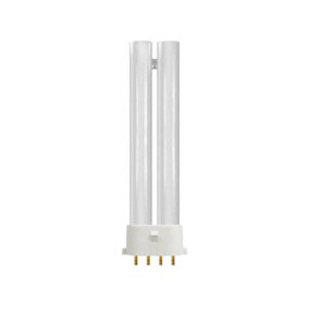 Crompton Lamps CFL PLS-E 7W 4-Pin Dimmable Single Turn Cool White Frosted SE-Type