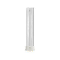 Crompton Lamps CFL PLS-E 9W 4-Pin Dimmable Single Turn Cool White Frosted SE-Type