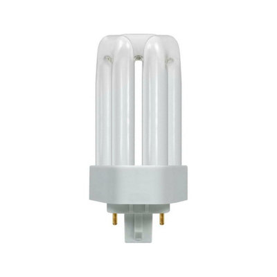 Crompton Lamps CFL PLT E 13W 4 Pin Triple Turn Cool White Frosted