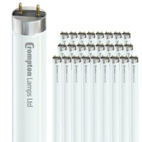 Crompton Lamps Fluorescent 5ft T8 Tube 58W Triphosphor (25 Pack) Warm White F58W/830