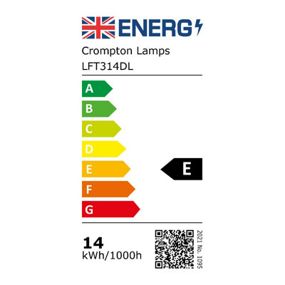 Crompton Lamps LED 3ft T8 Tube 14W (10 Pack) Daylight
