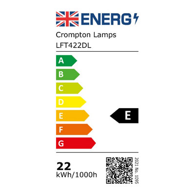 Crompton Lamps LED 4ft T8 Tube 22W (10 Pack) Daylight
