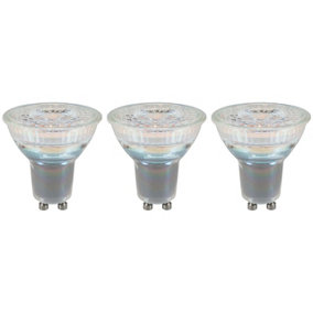 Crompton Lamps LED Dim To Warm GU10 Bulb 5.5W Dimmable Warm White (50W Eqv) (3 Pack)