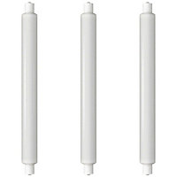 Crompton Lamps LED Double Ended Tubular 6W SCC-S15 Cool White Opal (40W Eqv) (3 Pack)