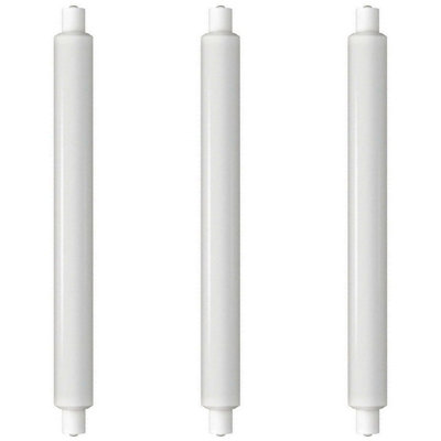 Crompton Lamps LED Double Ended Tubular 6W SCC-S15 Cool White Opal (40W Eqv) (3 Pack)