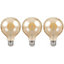 Crompton Lamps LED G95 Globe 5W E27 Dimmable Filament Extra Warm White Antique Bronze (40W Eqv) (3 Pack)