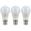 Crompton Lamps LED GLS 11W B22 Daylight Opal (75W Eqv) (3 Pack)
