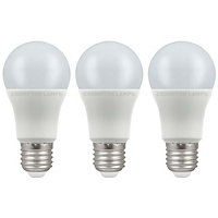Crompton Lamps LED GLS 11W E27 Daylight Opal (75W Eqv) (3 Pack)