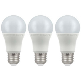 Crompton Lamps LED GLS 11W E27 Daylight Opal (75W Eqv) (3 Pack)