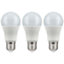 Crompton Lamps LED GLS 11W E27 Dimmable Cool White Opal (75W Eqv) (3 Pack)