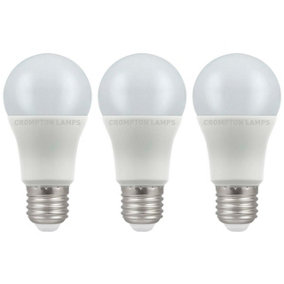 Crompton Lamps LED GLS 11W E27 Dimmable Warm White Opal (75W Eqv) (3 Pack)