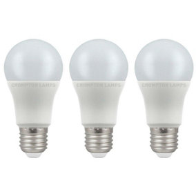 Crompton Lamps LED GLS 11W E27 Warm White Opal (75W Eqv) (3 Pack)