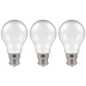 Crompton Lamps LED GLS 4.5W B22 Harlequin IP65 White (3 Pack)