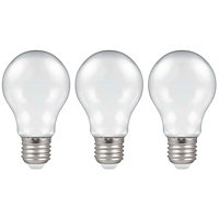 Crompton Lamps LED GLS 4.5W E27 Harlequin IP65 White Translucent (3 Pack)