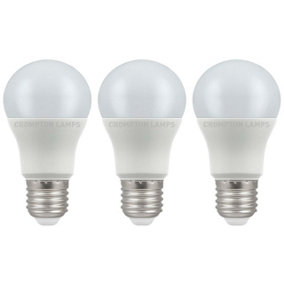 Crompton Lamps LED GLS 4.5W E27 Warm White Opal (40W Eqv) (3 Pack)