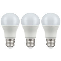 Crompton Lamps LED GLS 5.5W E27 Warm White Opal (40W Eqv) (3 Pack)