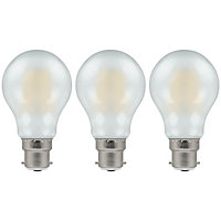 Crompton Lamps LED GLS 7.5W B22 Dimmable Filament Pearl Warm White (60W Eqv) (3 Pack)