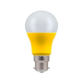 Crompton Lamps LED GLS 8.2W B22 110V Warm White Opal Yellow (60W Eqv)