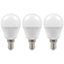 Crompton Lamps LED Golfball 4.9W E14 Daylight Opal (40W Eqv) (3 Pack)