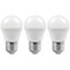 Crompton Lamps LED Golfball 4.9W E27 Daylight Opal (40W Eqv) (3 Pack)