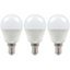 Crompton Lamps LED Golfball 5W E14 Dimmable Daylight Opal (40W Eqv) (3 Pack)